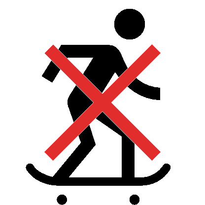 No Outside Skating